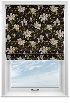 Lilium, Ebony - Roman Blind